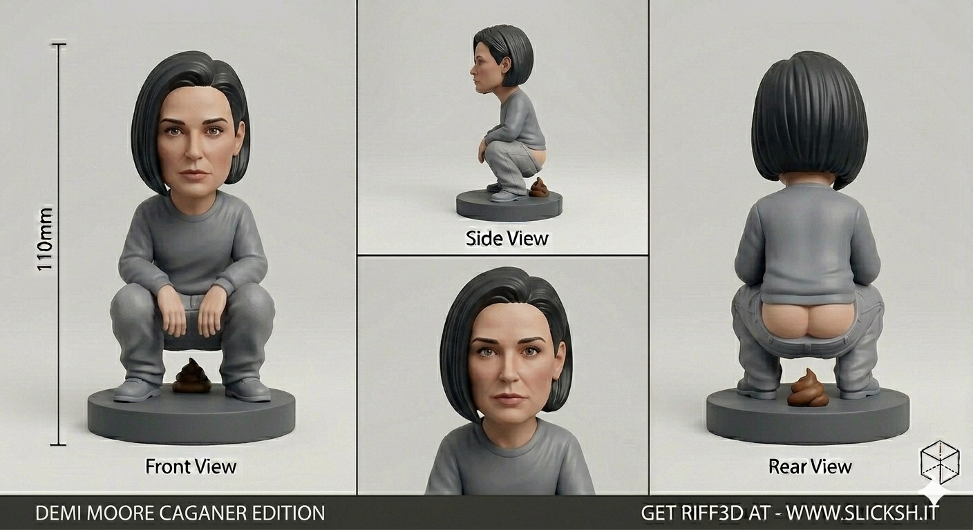 Anti-Gravity Figurine, front view