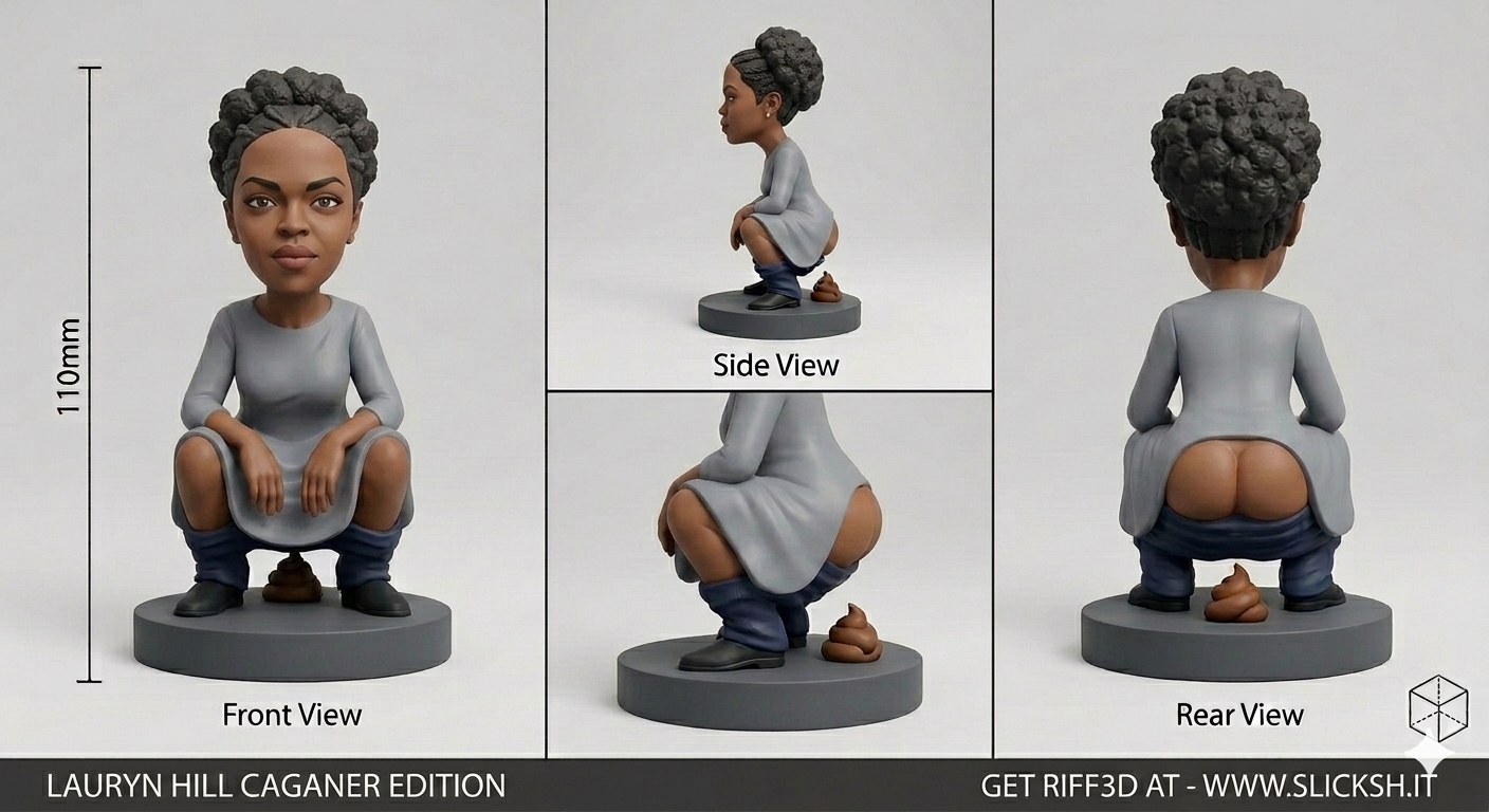 Anti-Gravity Figurine, front view