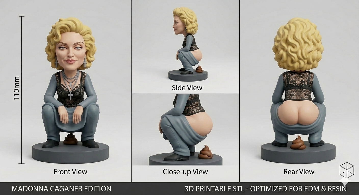 Anti-Gravity Figurine, front view