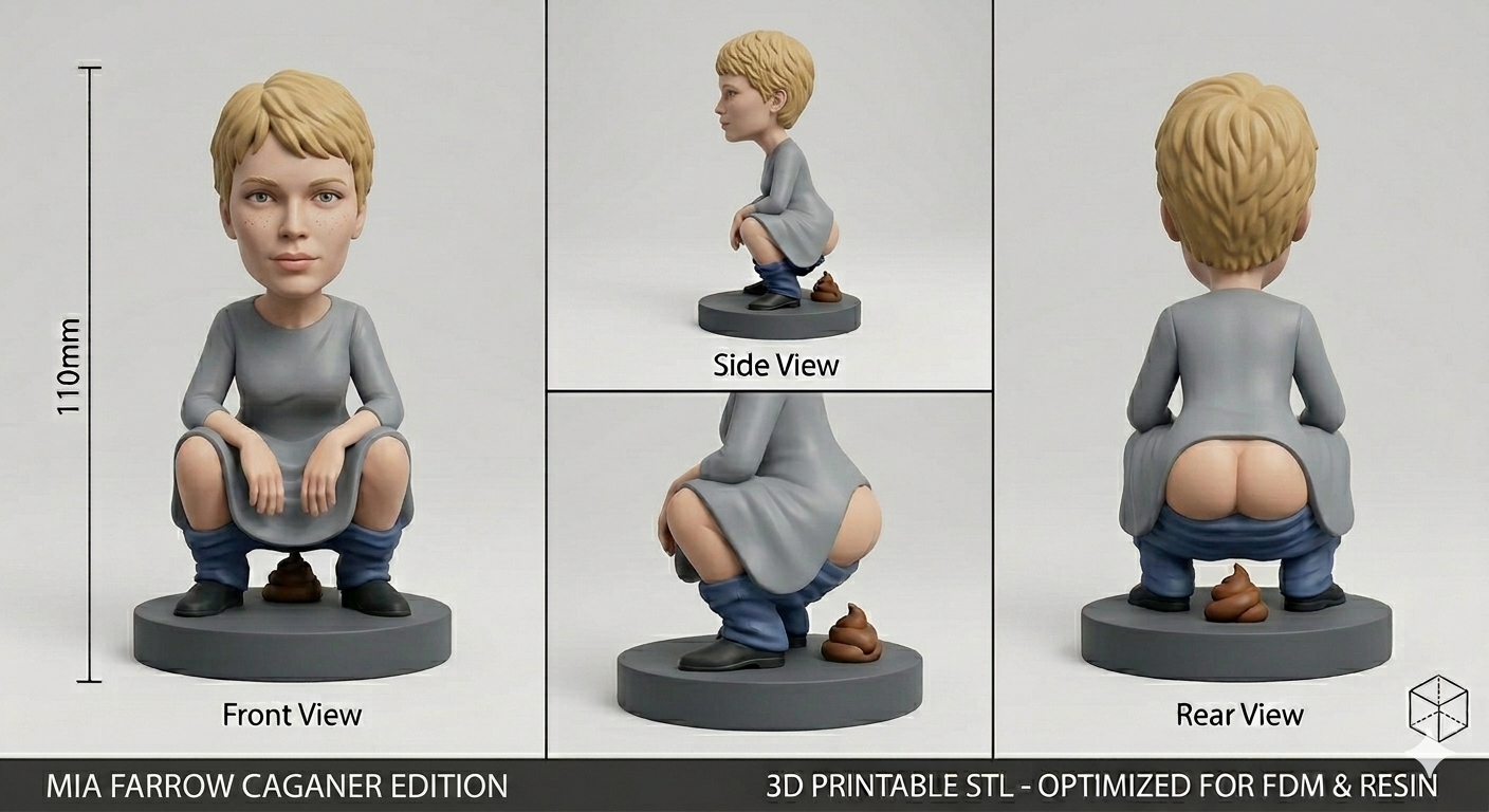 Anti-Gravity Figurine, front view