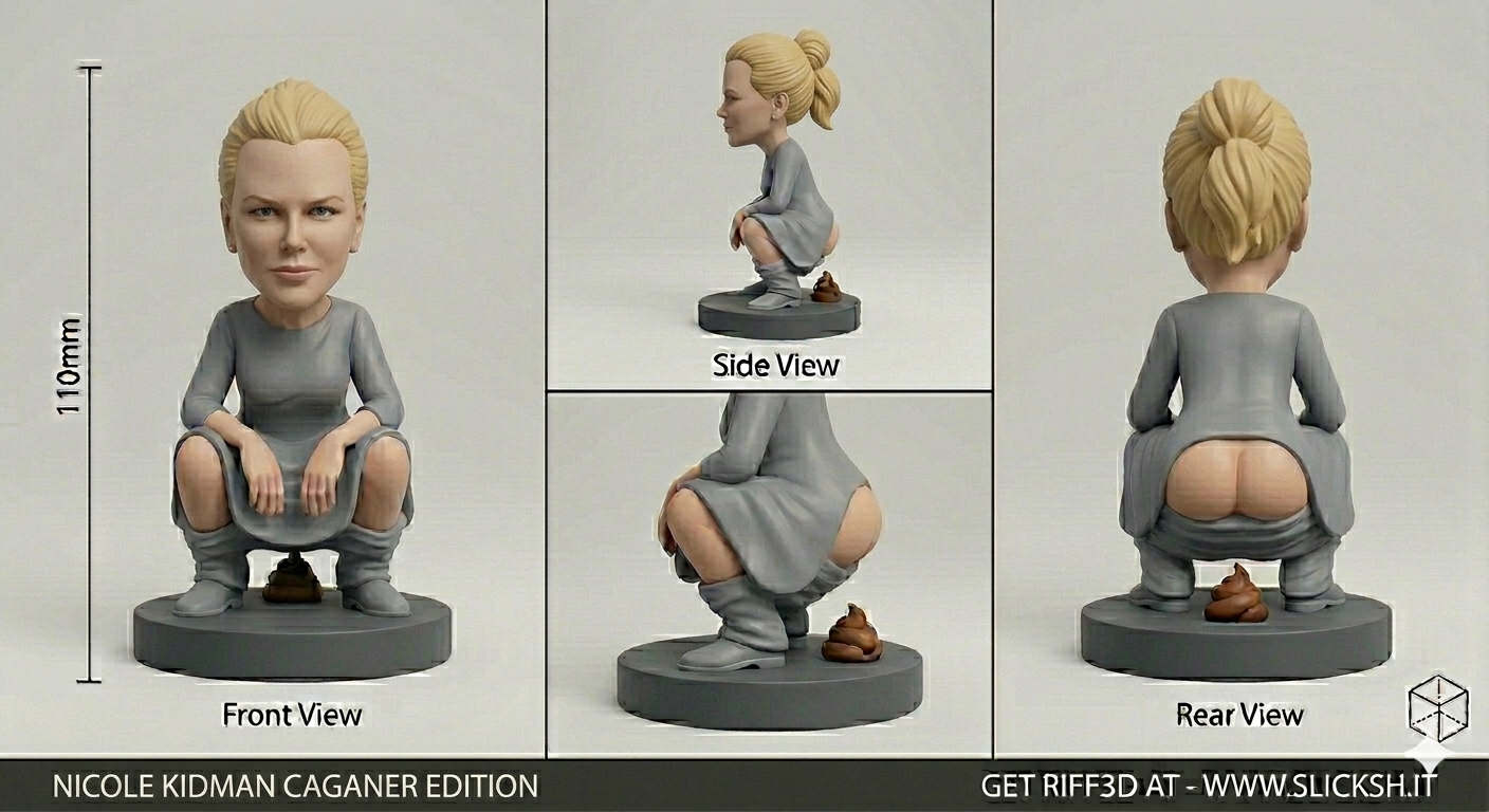 Anti-Gravity Figurine, front view