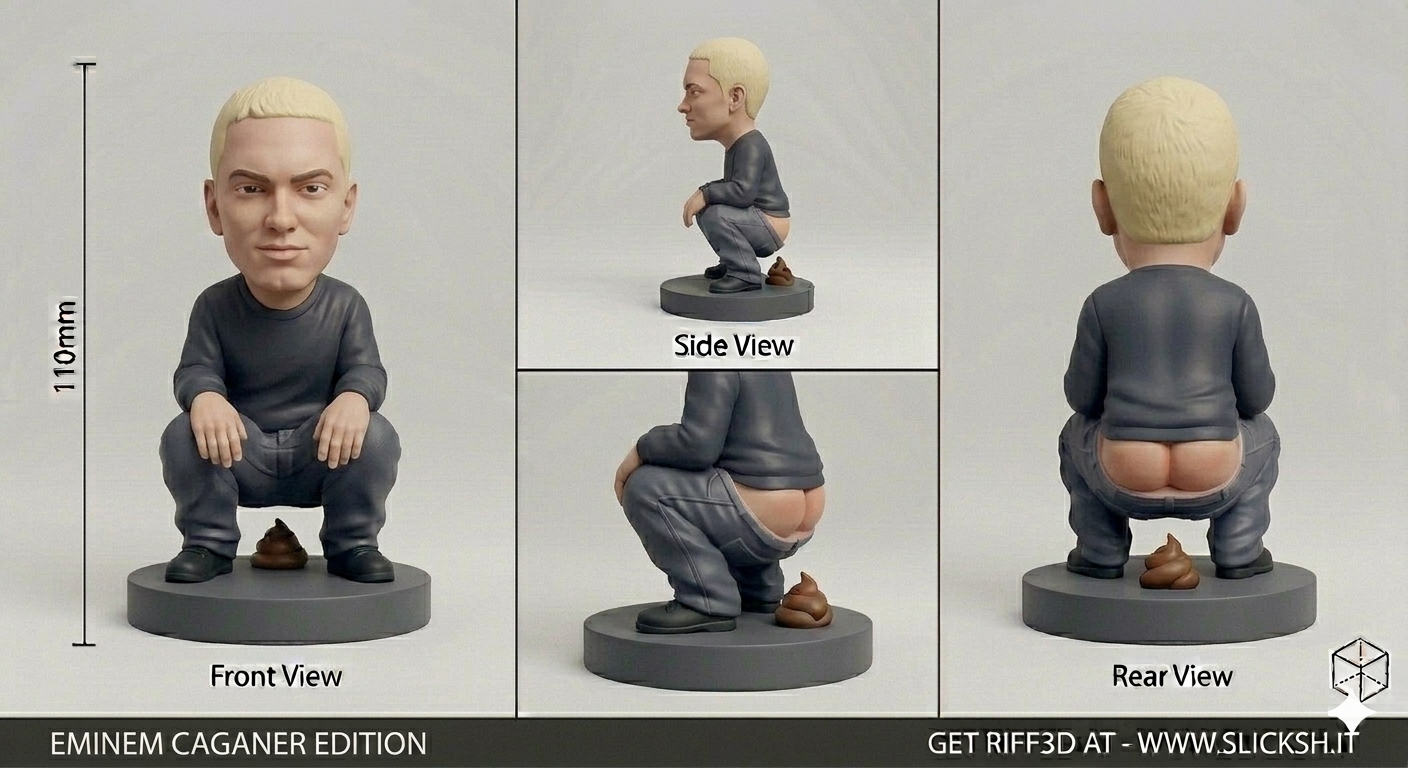 Anti-Gravity Figurine, front view