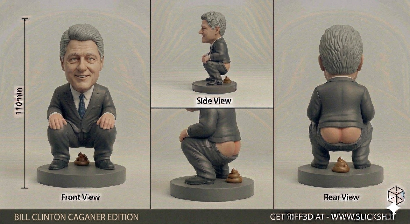 Anti-Gravity Figurine, front view