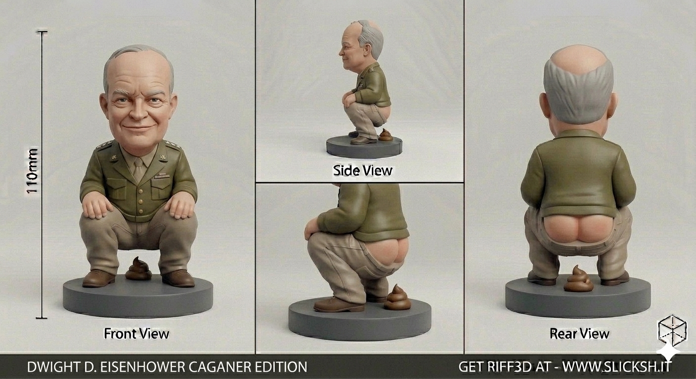 Anti-Gravity Figurine, front view