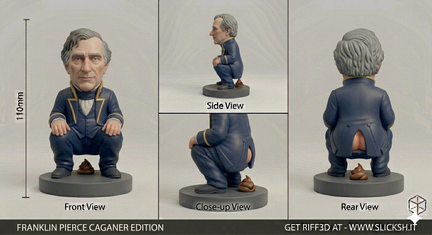 Anti-Gravity Figurine, front view