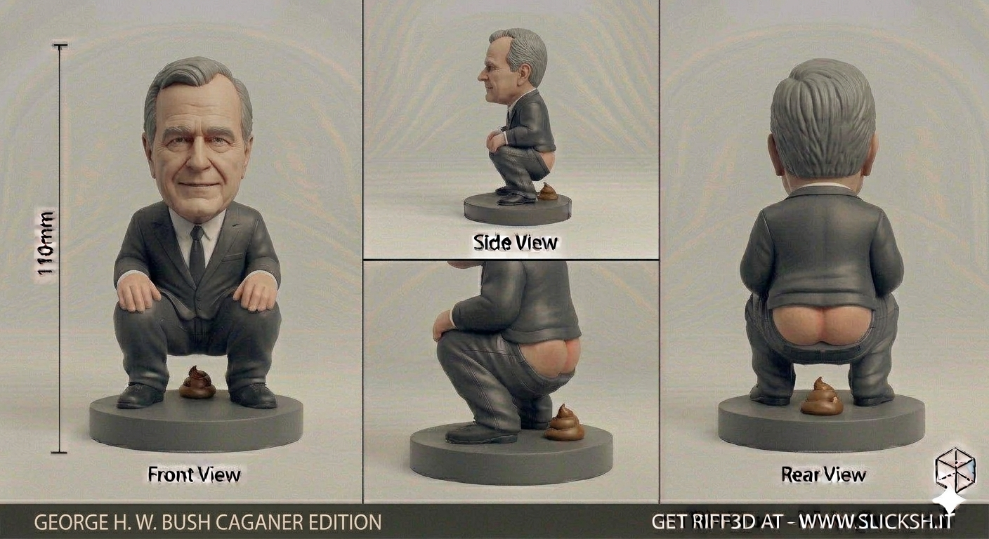 Anti-Gravity Figurine, front view
