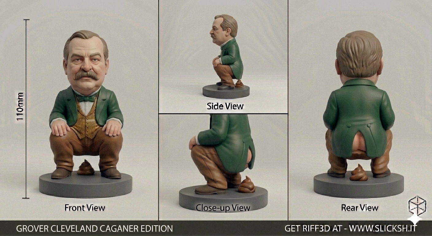 Anti-Gravity Figurine, front view