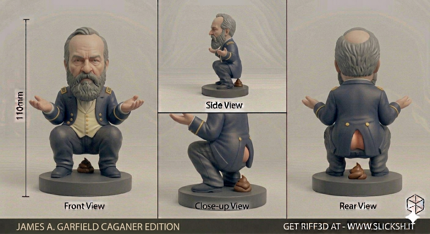 Anti-Gravity Figurine, front view