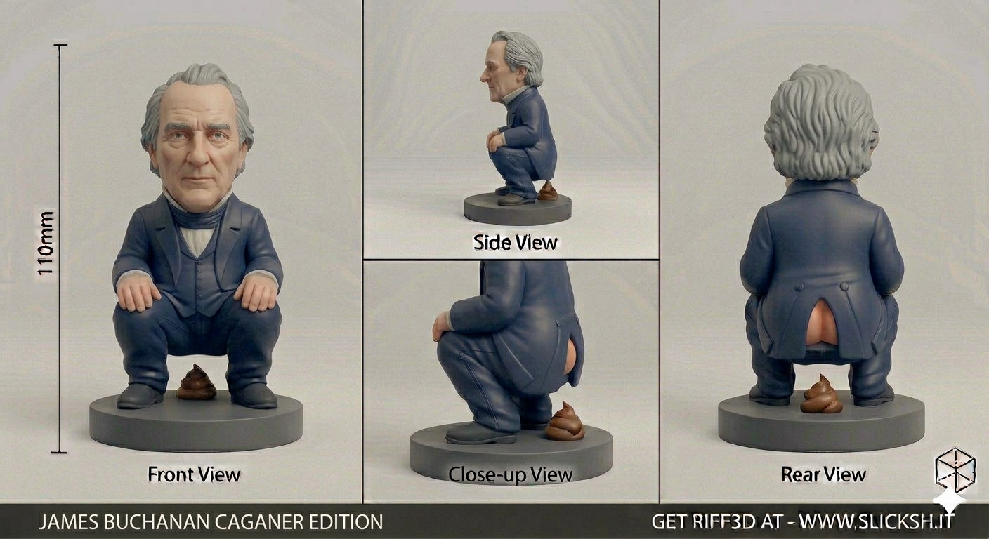 Anti-Gravity Figurine, front view