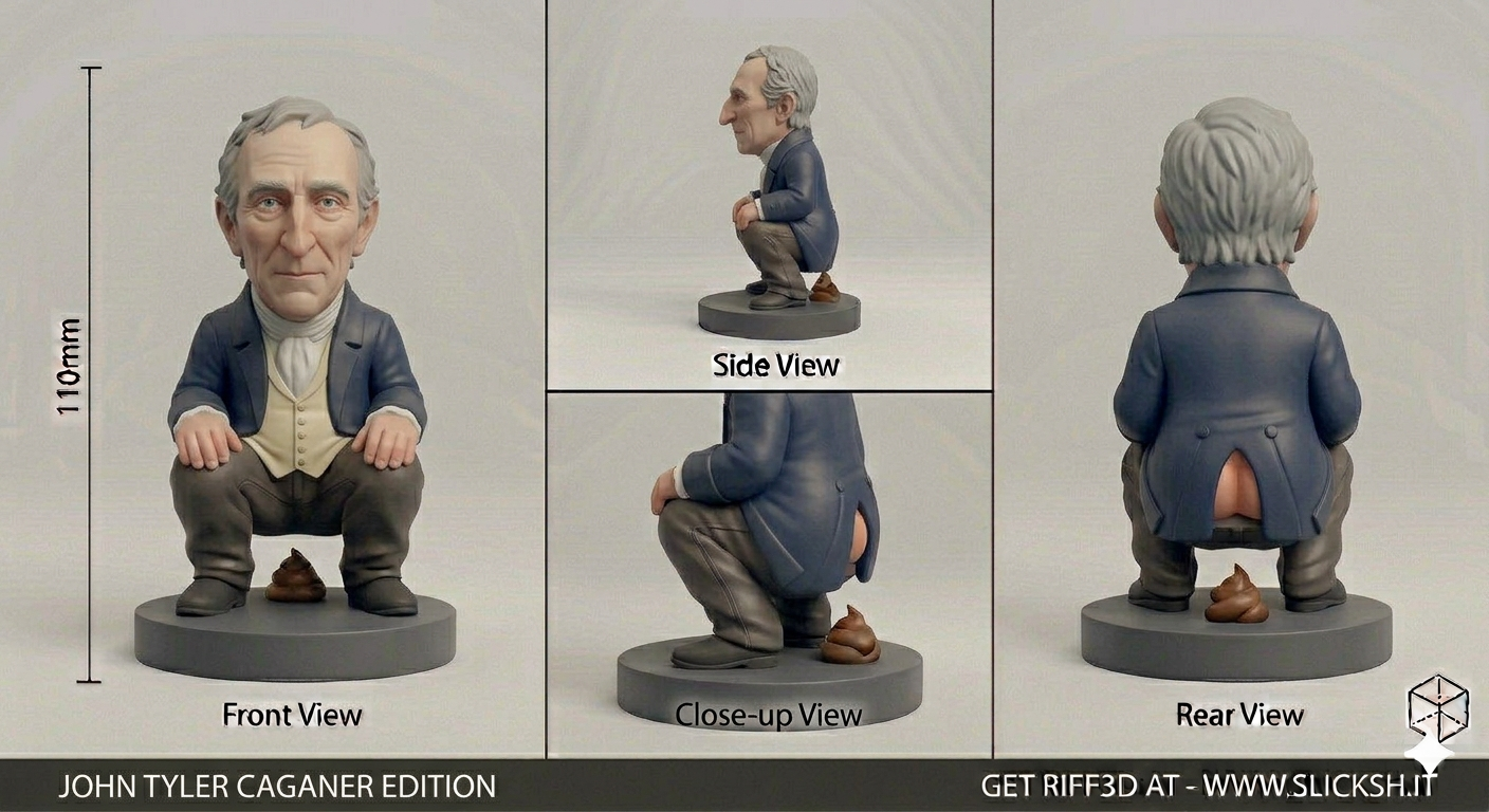 Anti-Gravity Figurine, front view