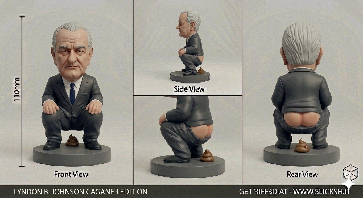 Anti-Gravity Figurine, front view