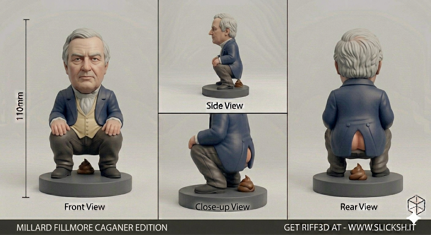 Anti-Gravity Figurine, front view