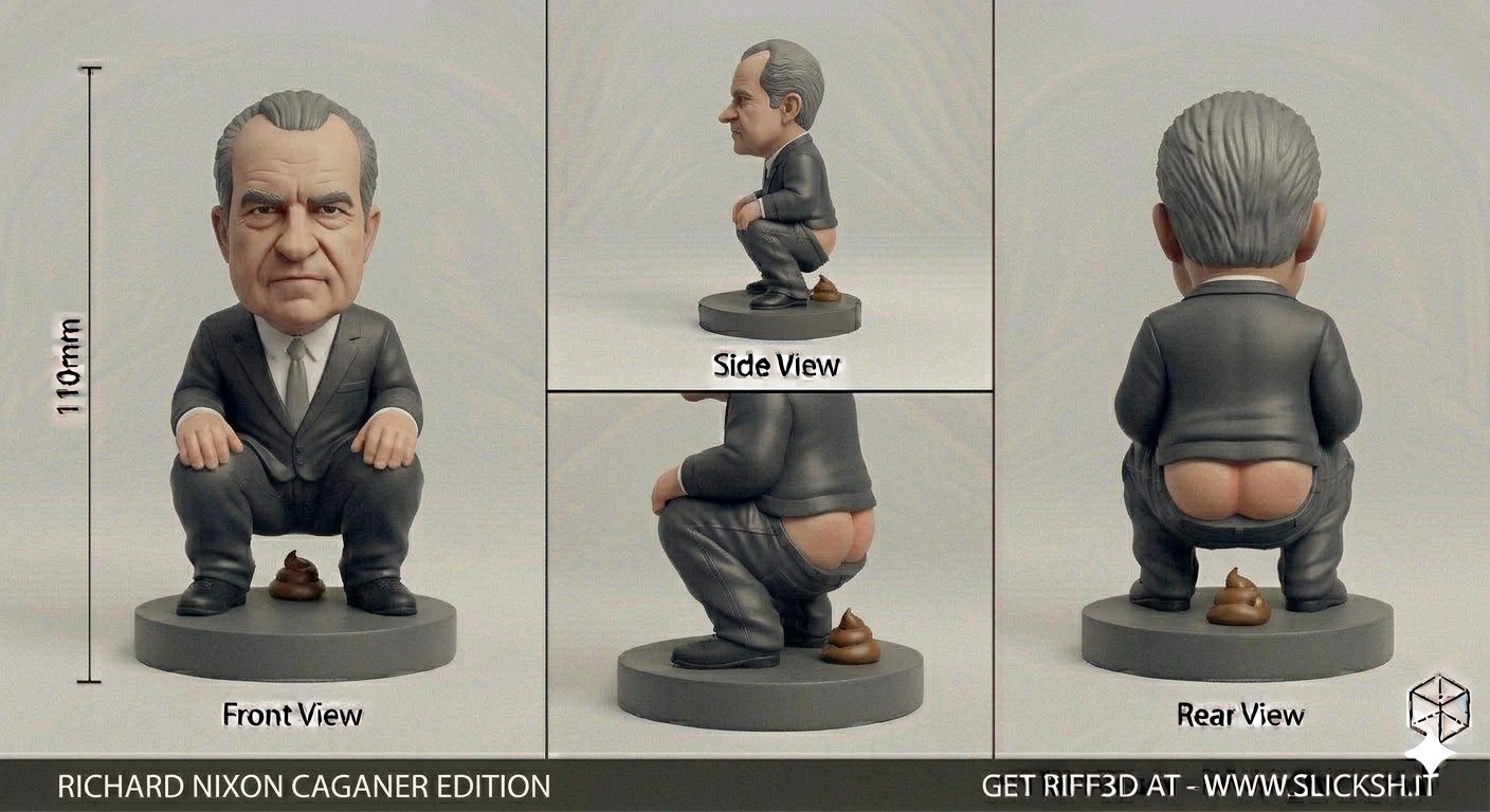 Anti-Gravity Figurine, front view
