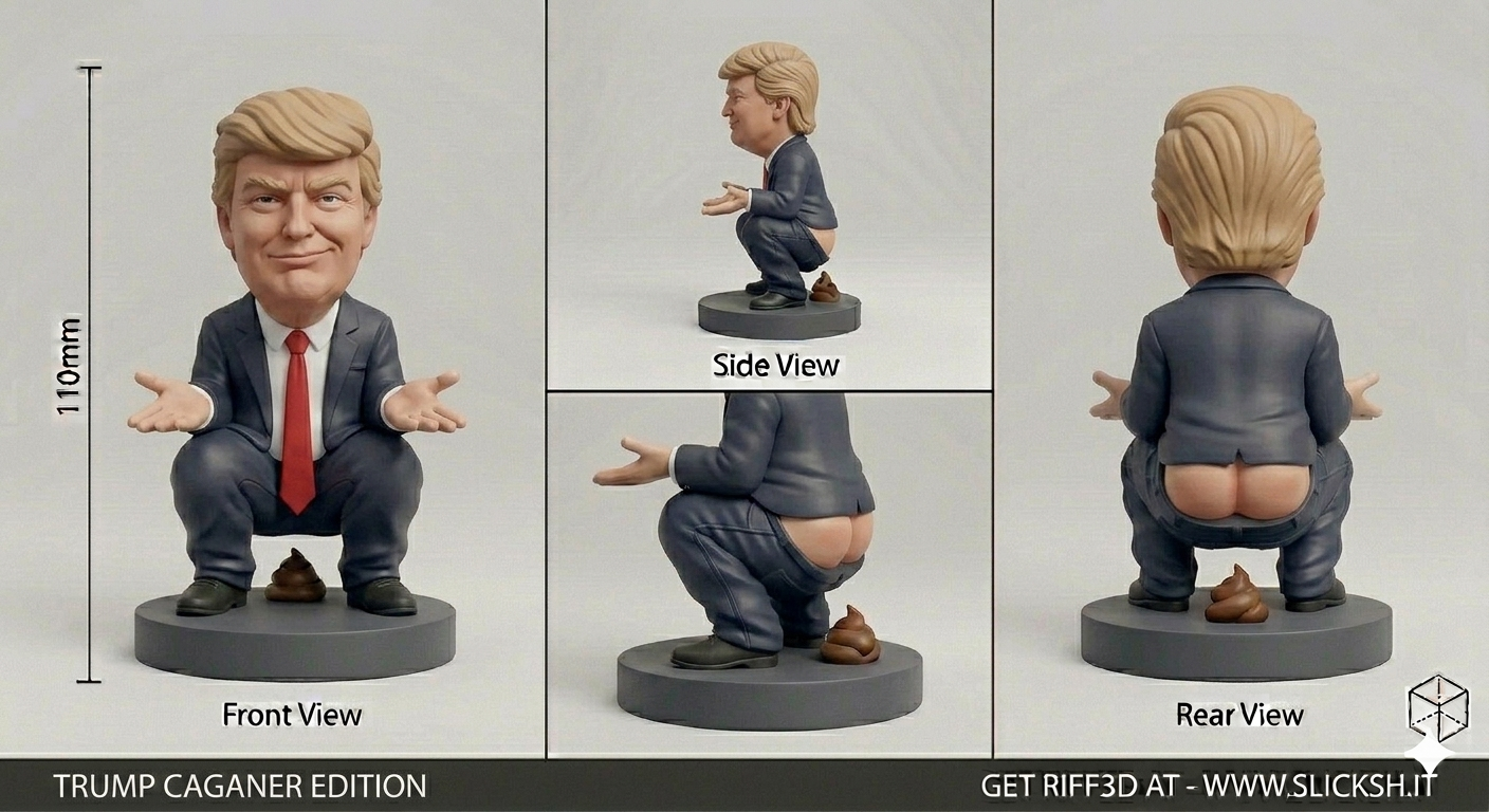 Anti-Gravity Figurine, front view