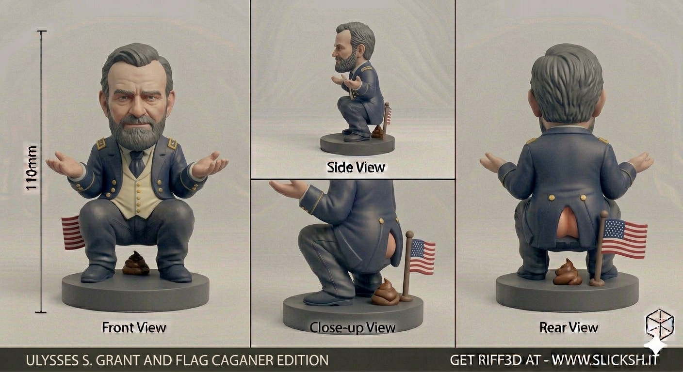 Anti-Gravity Figurine, front view