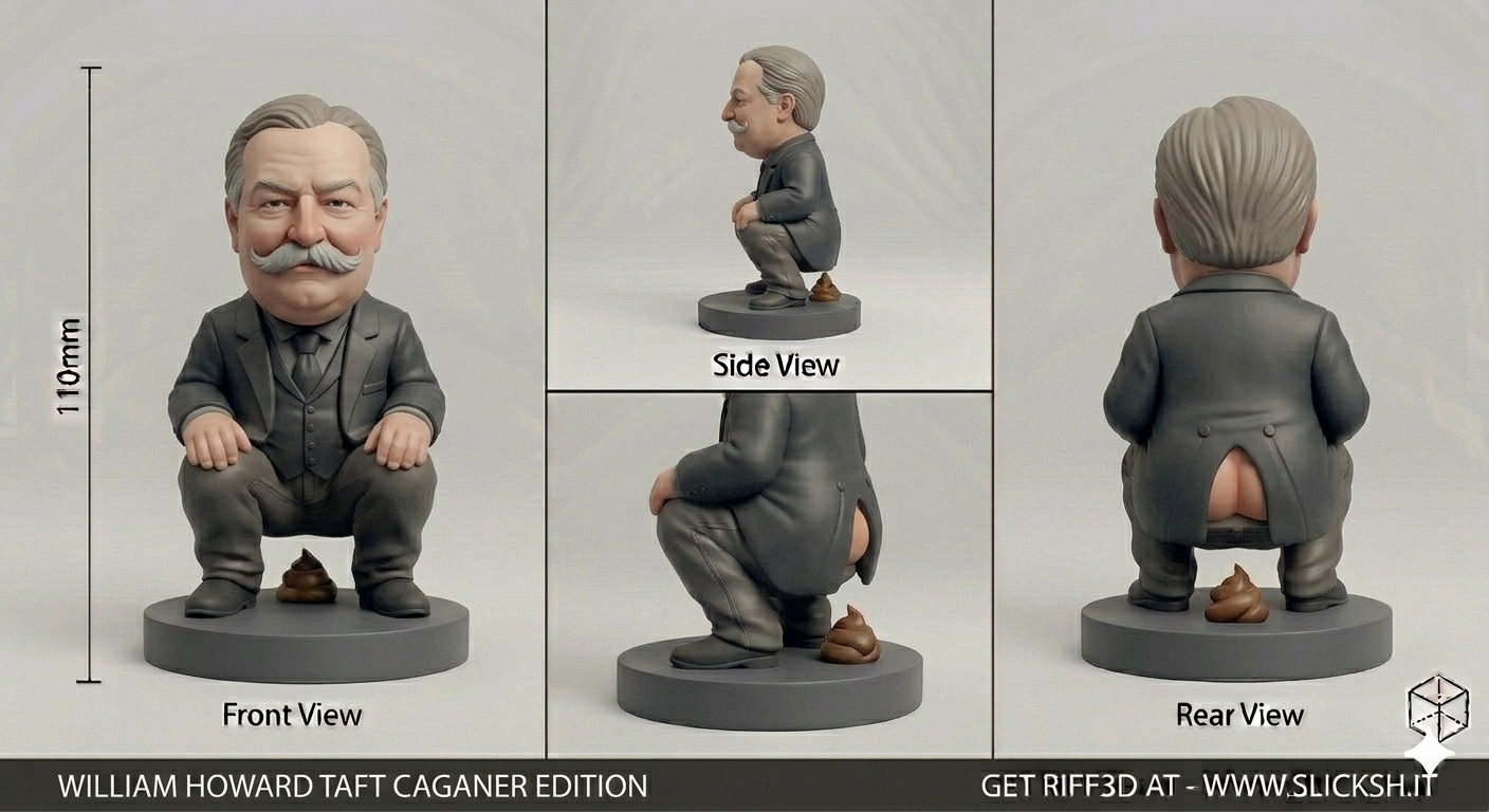 Anti-Gravity Figurine, front view