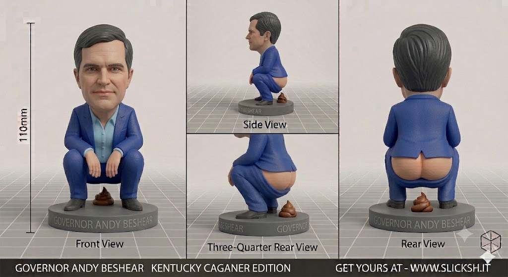 Anti-Gravity Figurine, front view