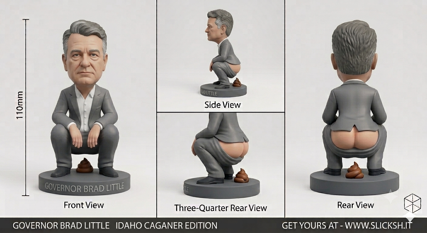 Anti-Gravity Figurine, front view