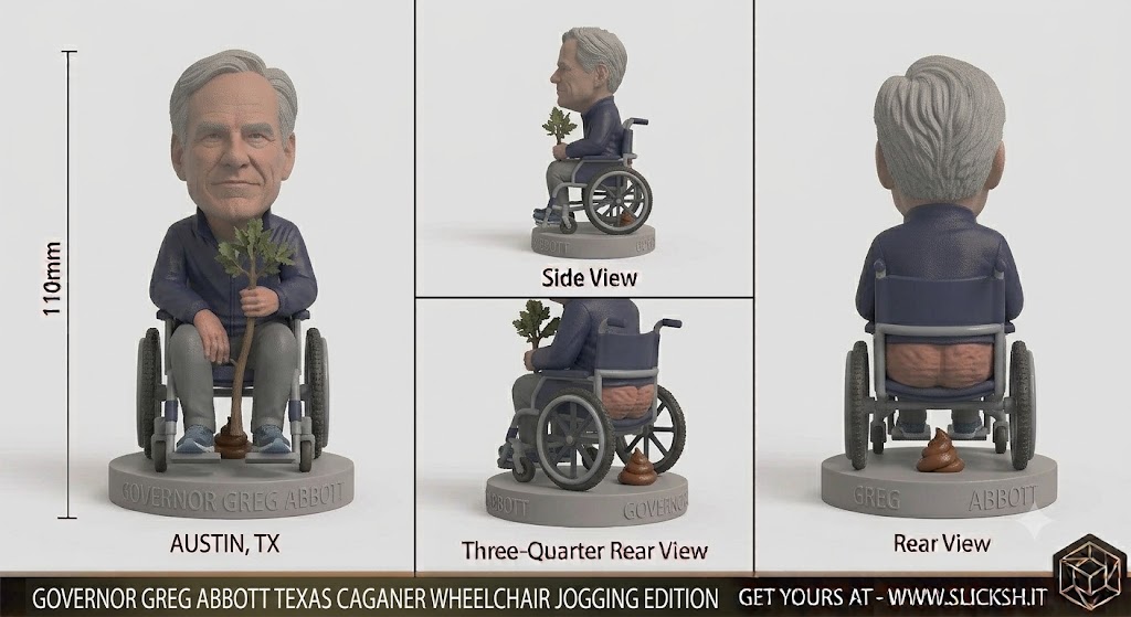 Anti-Gravity Figurine, front view