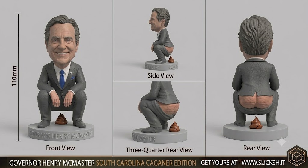 Anti-Gravity Figurine, front view