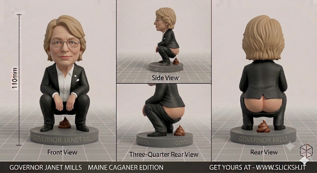 Anti-Gravity Figurine, front view