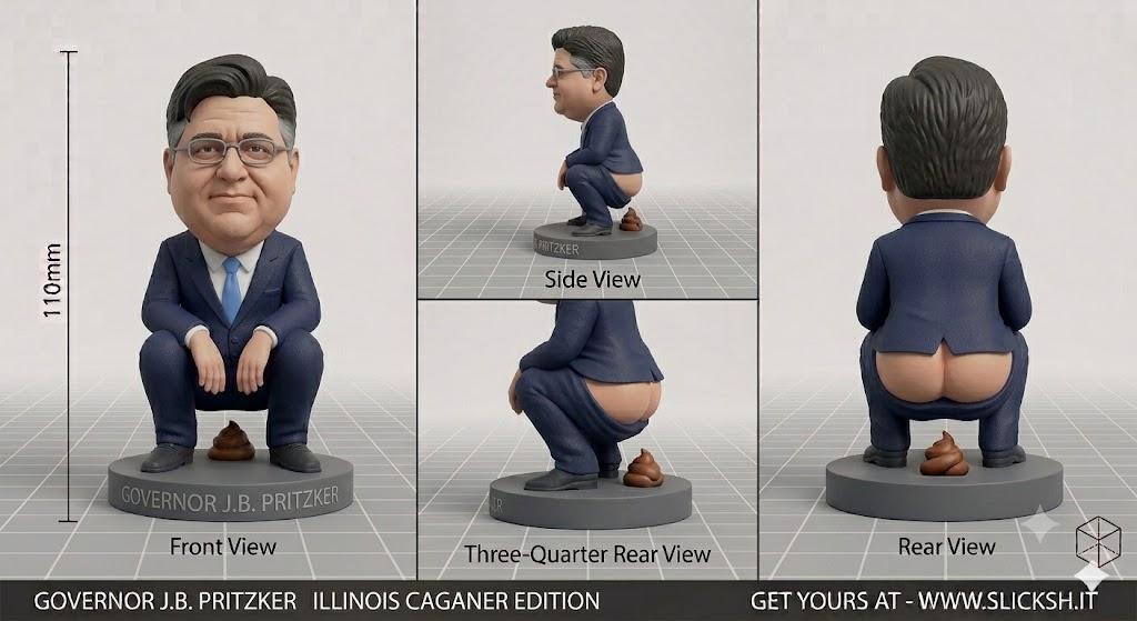 Anti-Gravity Figurine, front view