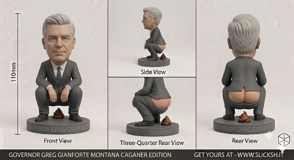 Anti-Gravity Figurine, front view