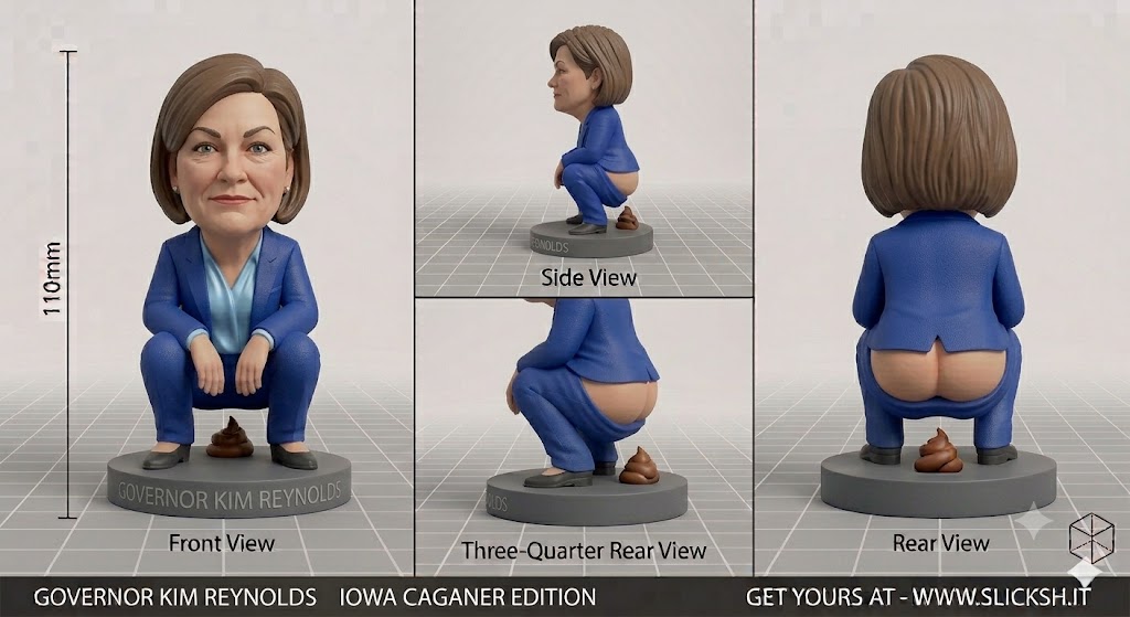 Anti-Gravity Figurine, front view