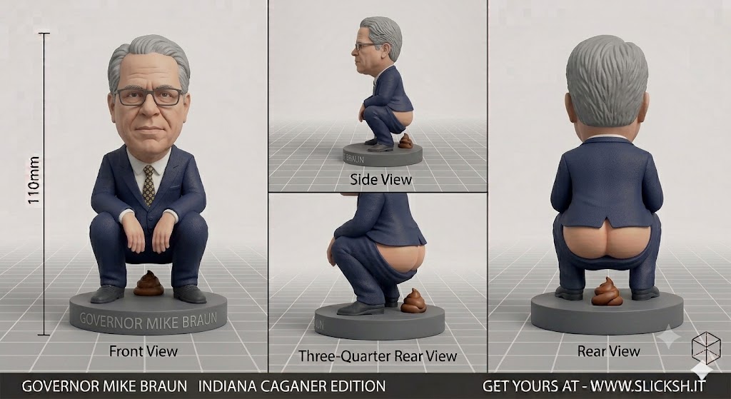 Anti-Gravity Figurine, front view
