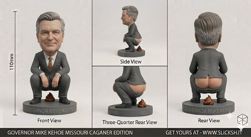 Anti-Gravity Figurine, front view