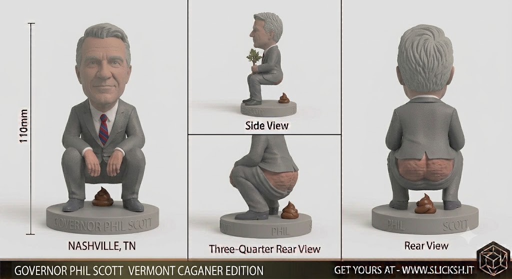 Anti-Gravity Figurine, front view
