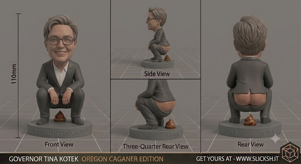 Anti-Gravity Figurine, front view