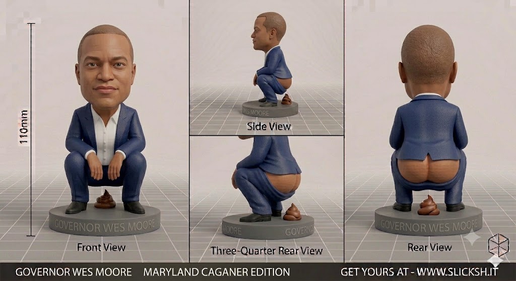 Anti-Gravity Figurine, front view